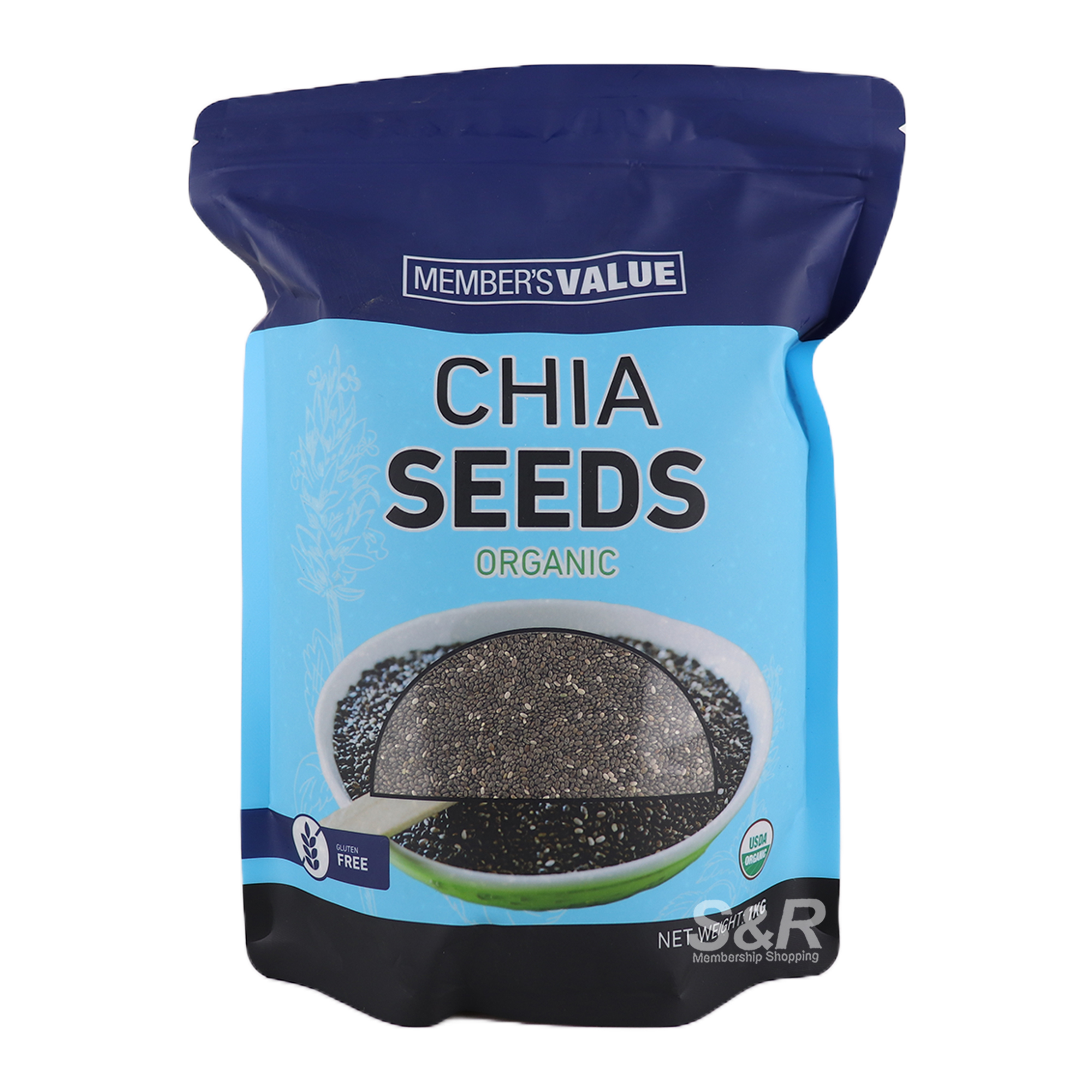 Member's Value Organic Chia Seeds 1kg Member's Value Organic Chia Seeds 1kg